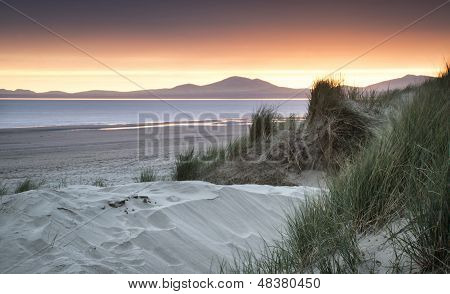 Beautiful Landscape Seascape Vibrant Sunset