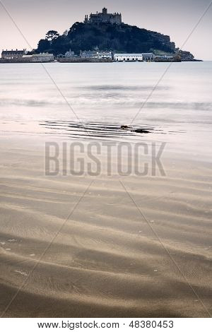 St Michael's Mount Bay Marazion landscape sunrise long exposure Cornwall England