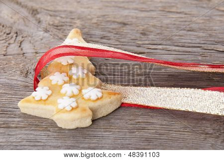 包まれたクリスマスのクッキー