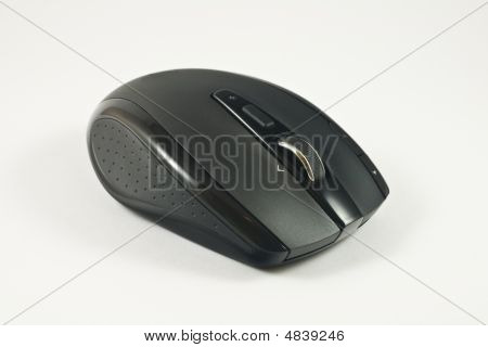 Black Wireless Computer Mouse