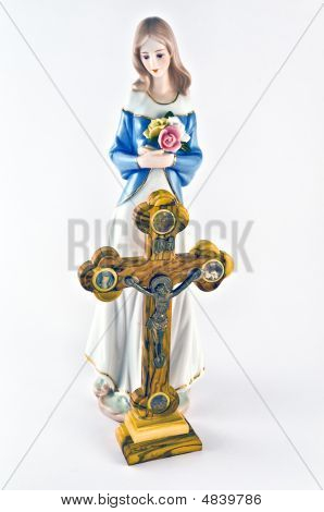 Korsfæstelsen med Madonna