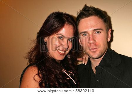 Fileena Bahris and Andreas Wigand at Designs by Fileena Golden Globe Awards Gifting Suite. Beverly Hilton Hotel, Beverly Hills, CA. 01-13-07