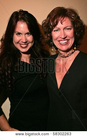 Fileena Bahris and Trisha Simmons at Designs by Fileena Golden Globe Awards Gifting Suite. Beverly Hilton Hotel, Beverly Hills, CA. 01-13-07