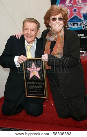 Jerry Stiller and Anne Meara at the ceremony honoring Jerry Stiller and Anne Meara with a star on the Hollywood Walk of Fame. Hollywood Boulevard, Hollywood, CA. 02-09-07