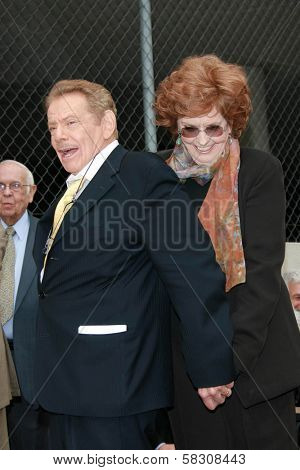 Jerry Stiller and Anne Meara at the ceremony honoring Jerry Stiller and Anne Meara with a star on the Hollywood Walk of Fame. Hollywood Boulevard, Hollywood, CA. 02-09-07