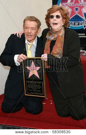 Jerry Stiller and Anne Meara at the ceremony honoring Jerry Stiller and Anne Meara with a star on the Hollywood Walk of Fame. Hollywood Boulevard, Hollywood, CA. 02-09-07