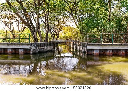 Canal Of Waste Water