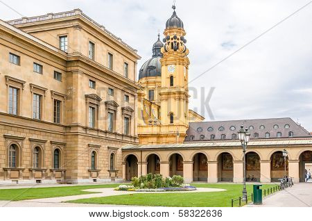 Hofgarten At The Odeonsplatz