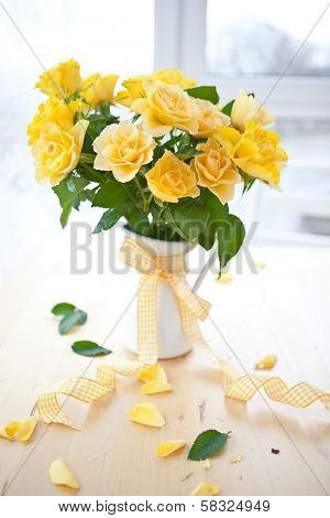 Fresh Yellow Roses