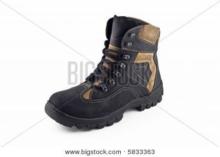 Boot หนังอบอุ่นสำหรับสวมใส่ในฤดูหนาว หรือเดินแยก