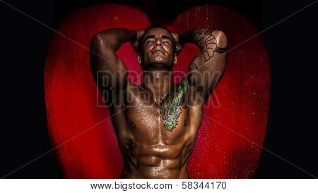 Sexy Young Man Posing.