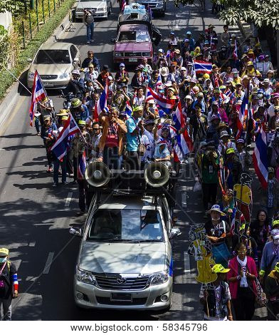 Bangkok During Demonstration
