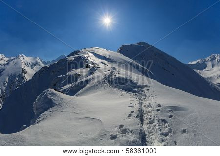 Negoiu Peak In Winter