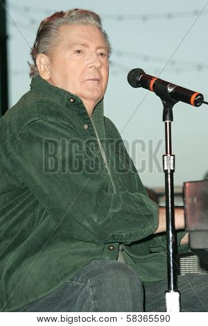 Jerry Lee Lewis at the Jerry Lee Lewis in-store appearance and performance. Virgin Megastore, Hollywood, CA. 10-12-06
