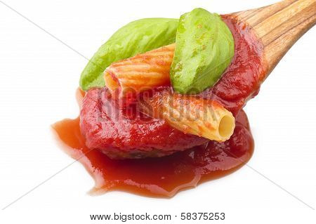 Sauce of tomatoes with maccaroni