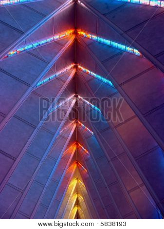 vitraux dans une chapelle