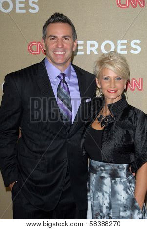 Kurt Warner and Brenda Warner at CNN Heroes: An All Star Tribute, Shrine Auditorium, Los Angeles, CA 12-02-12