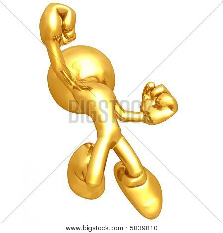 Mini gold-Kerl
