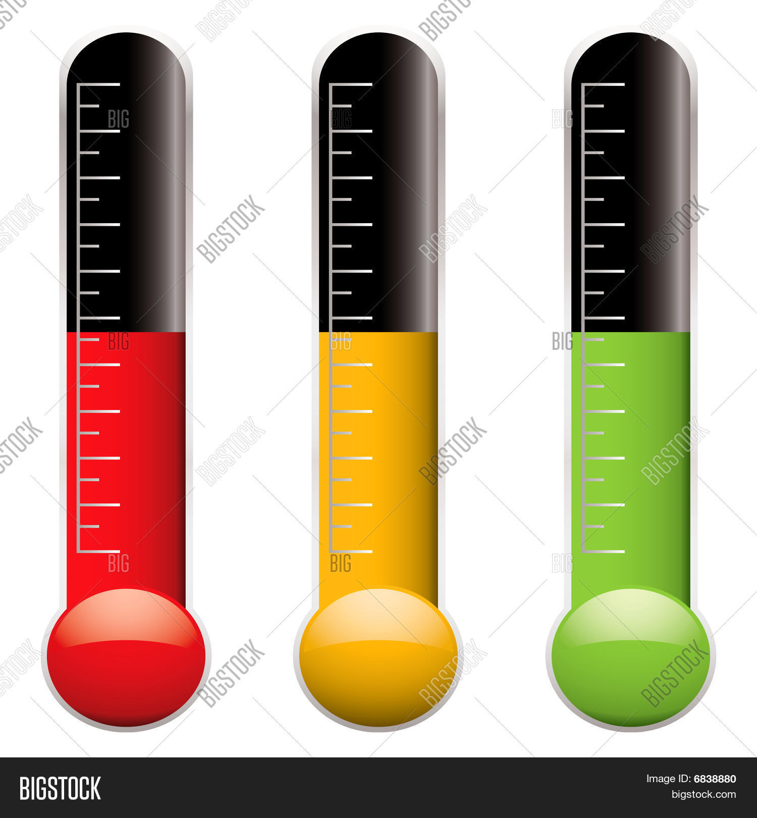 Thermometer Percentage Image & Photo (Free Trial) Bigstock