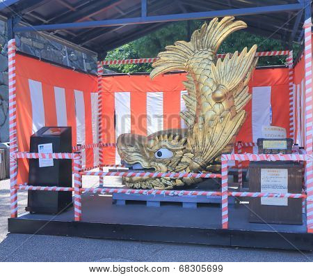Golden Shachihoko Nagoya Castle Japan