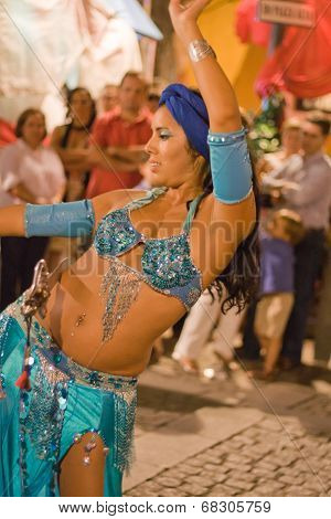 Belly Dancer With Sword