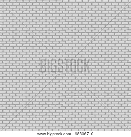 Gray brick wall vector