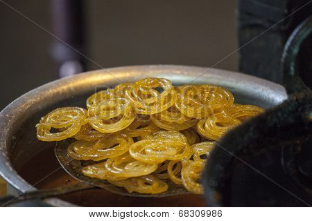 Jalebi - A Indian sweet dish