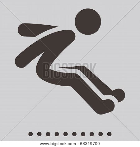 Long Jump Icon