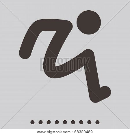 Long Jump Icon