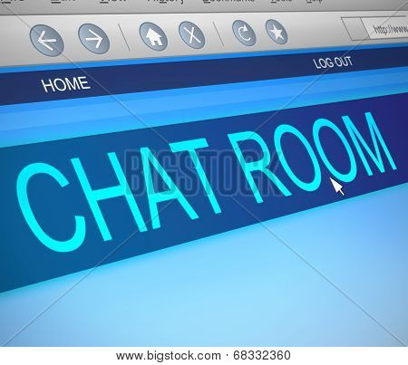 Chat Room Concept.