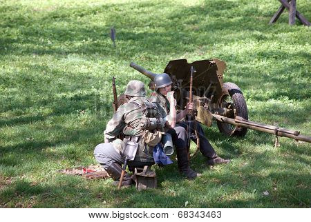 Cannon Squad In Action