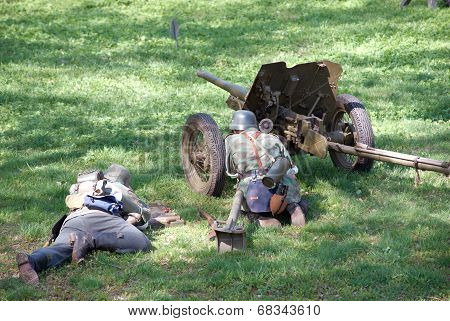 Cannon Squad In Action