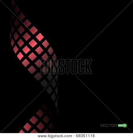 abstract square wave