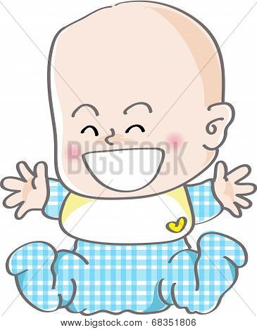 A happy baby