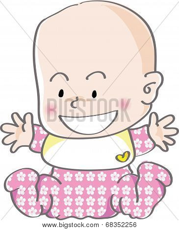 A happy baby