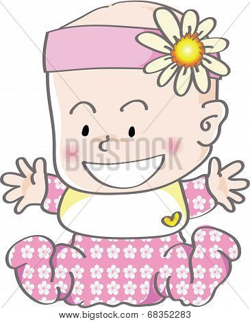 A happy baby