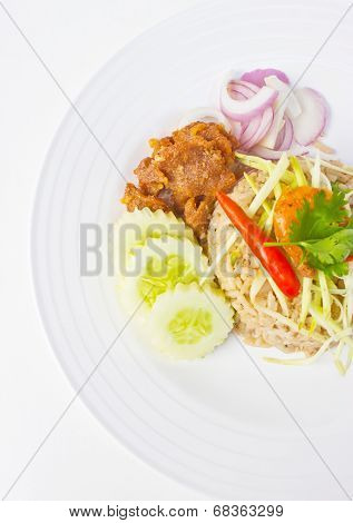 Fried Rice With Shrimp Paste.