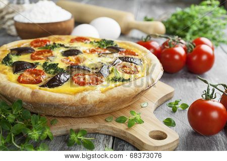 Vegetable Quiche