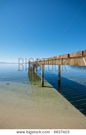 Cais no Lago Tahoe, na Califórnia