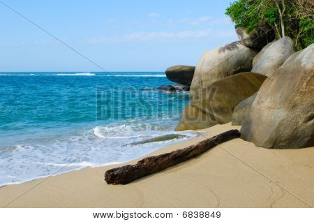 Plage du Parc National Tayrona, Colombia