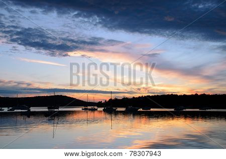 Marina sunset
