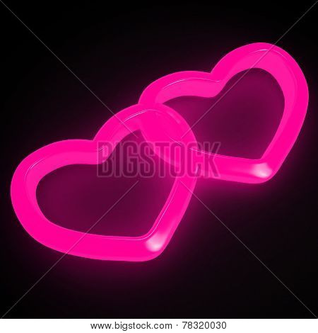 heart neon