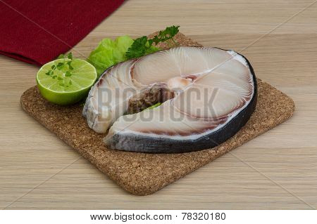 Raw Blue Shark Steak