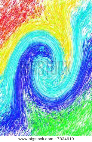 Abstraktní obří vlna designu