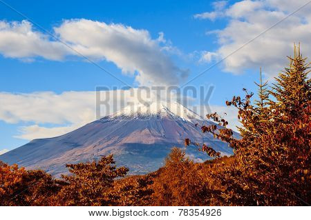 Mount Fuji .