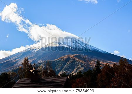 Mount Fuji .
