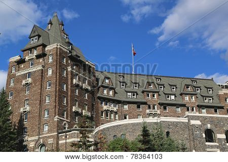 Banff Springs Hotel in the Canadian Rockies