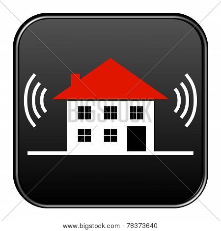 Black Button House alarm