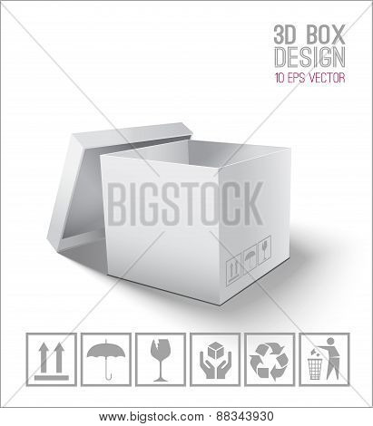 White open box