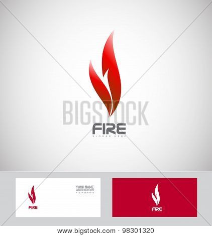 Fire Flame Logo Icon